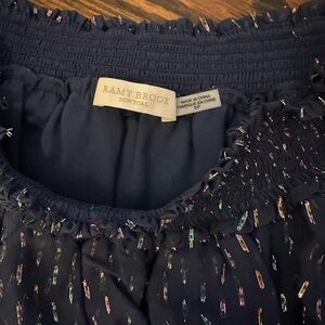 Ramy brook metallic skirt